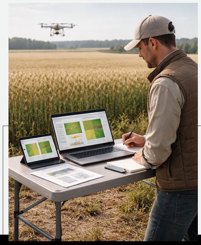 Система AI прогнозирования урожайности для точных агрономий в Белгороде